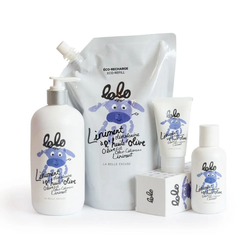 Liniment oléocalcaire à l'huile d'olive