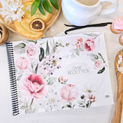 Livre de recettes avec rabats - Pivoine