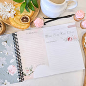 Livre de recettes avec rabats - Pivoine
