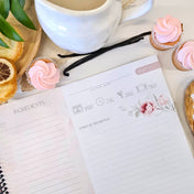 Livre de recettes avec rabats - Pivoine