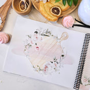 Livre de recettes avec rabats - Pivoine
