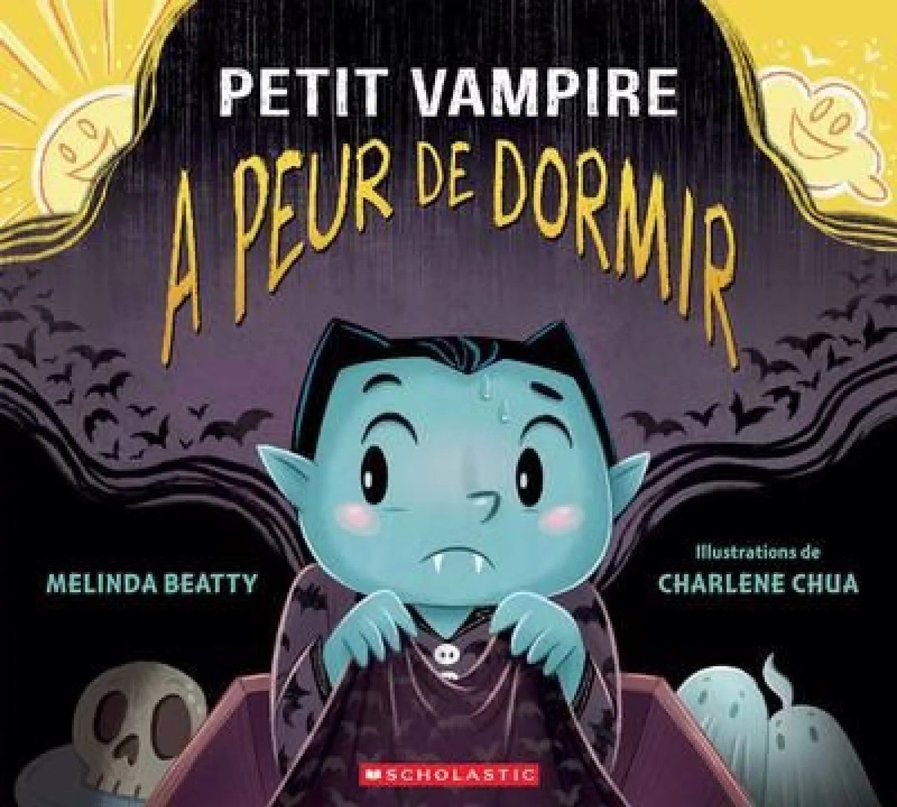 Livre - Petit vampire a peur de dormir
