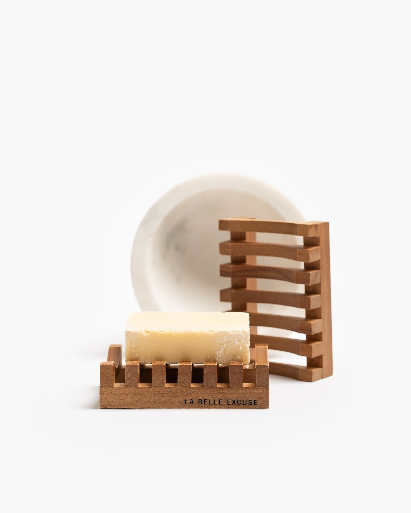 Porte savon en bois