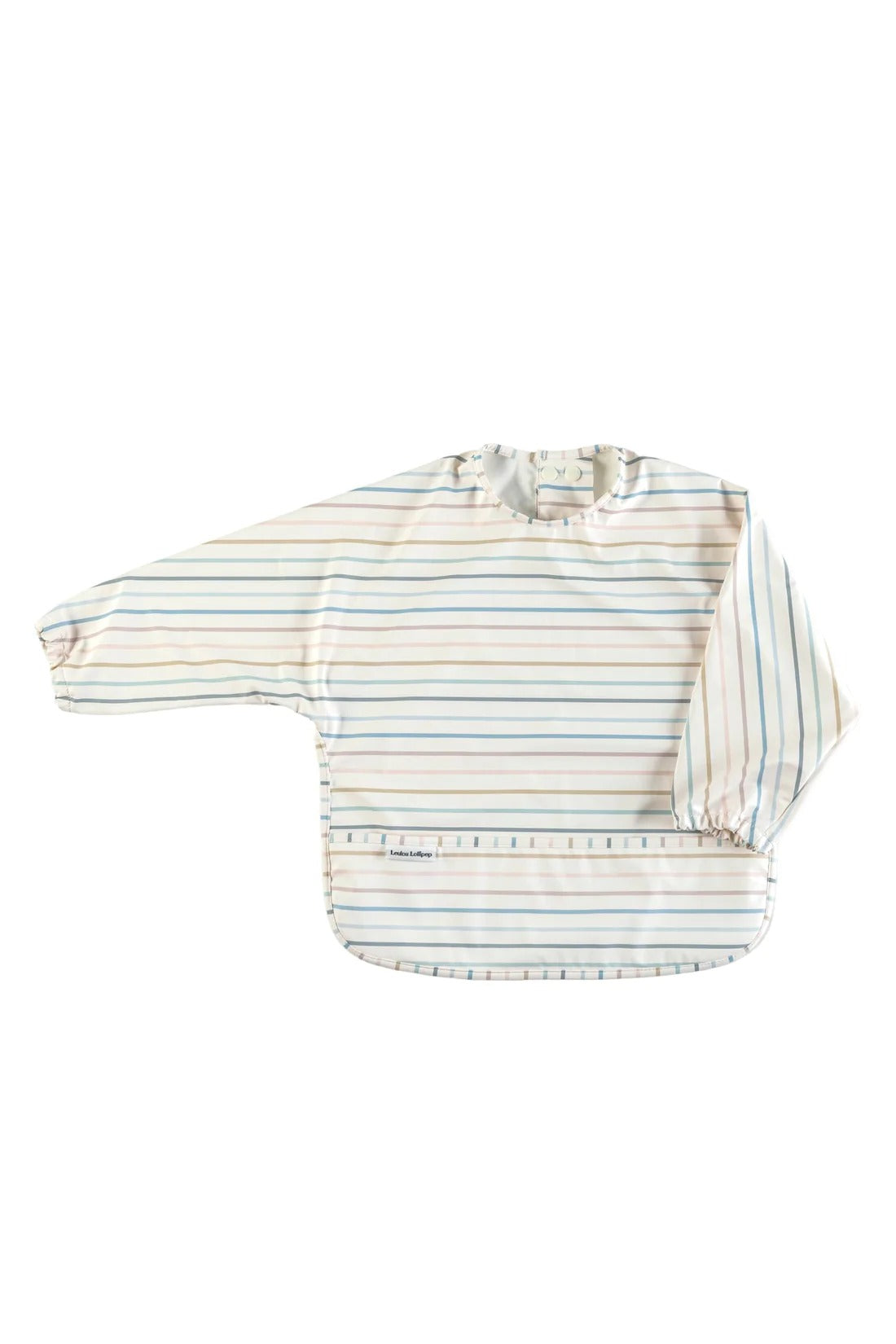 Bavoir imperméable - Lignes pastels