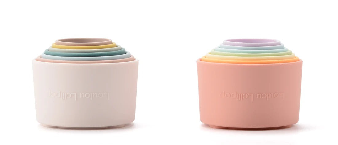 Gobelets empilables - Arc-en-ciel