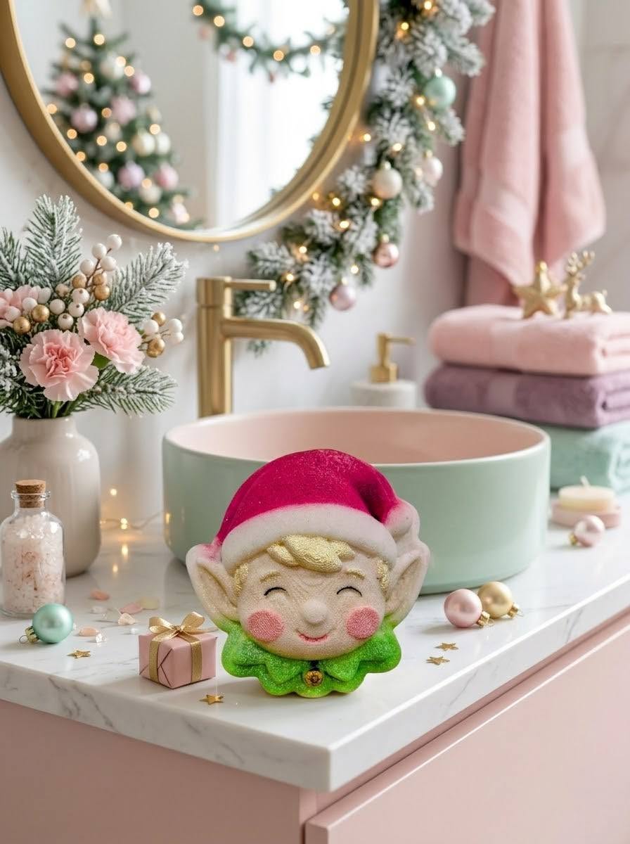 Bombe de bain Lutin de Noël