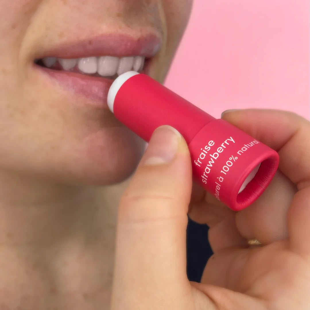 Baume à lèvres naturel - Fraise