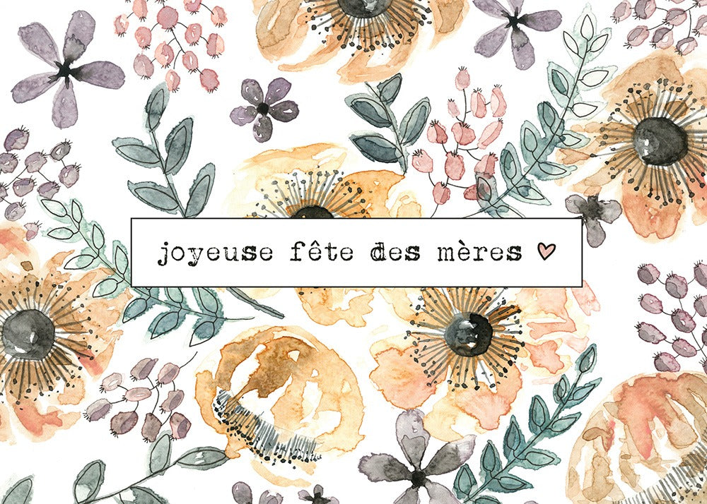 Carte de souhaits - Joyeuse fête des mères