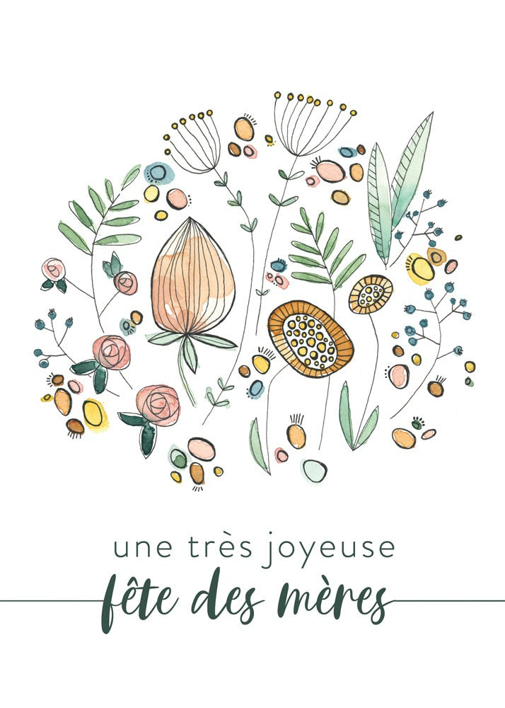 Carte de souhaits  - Joyeuse fête des mères