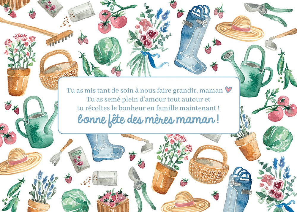 Carte de souhaits - Bonne fête des mères