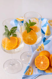 Linges à vaisselle - Les mandarines (Lot de 2)