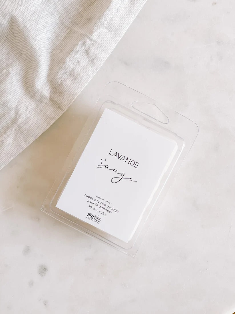 Pastilles de cire de soya pour diffuseur - Lavande sauge
