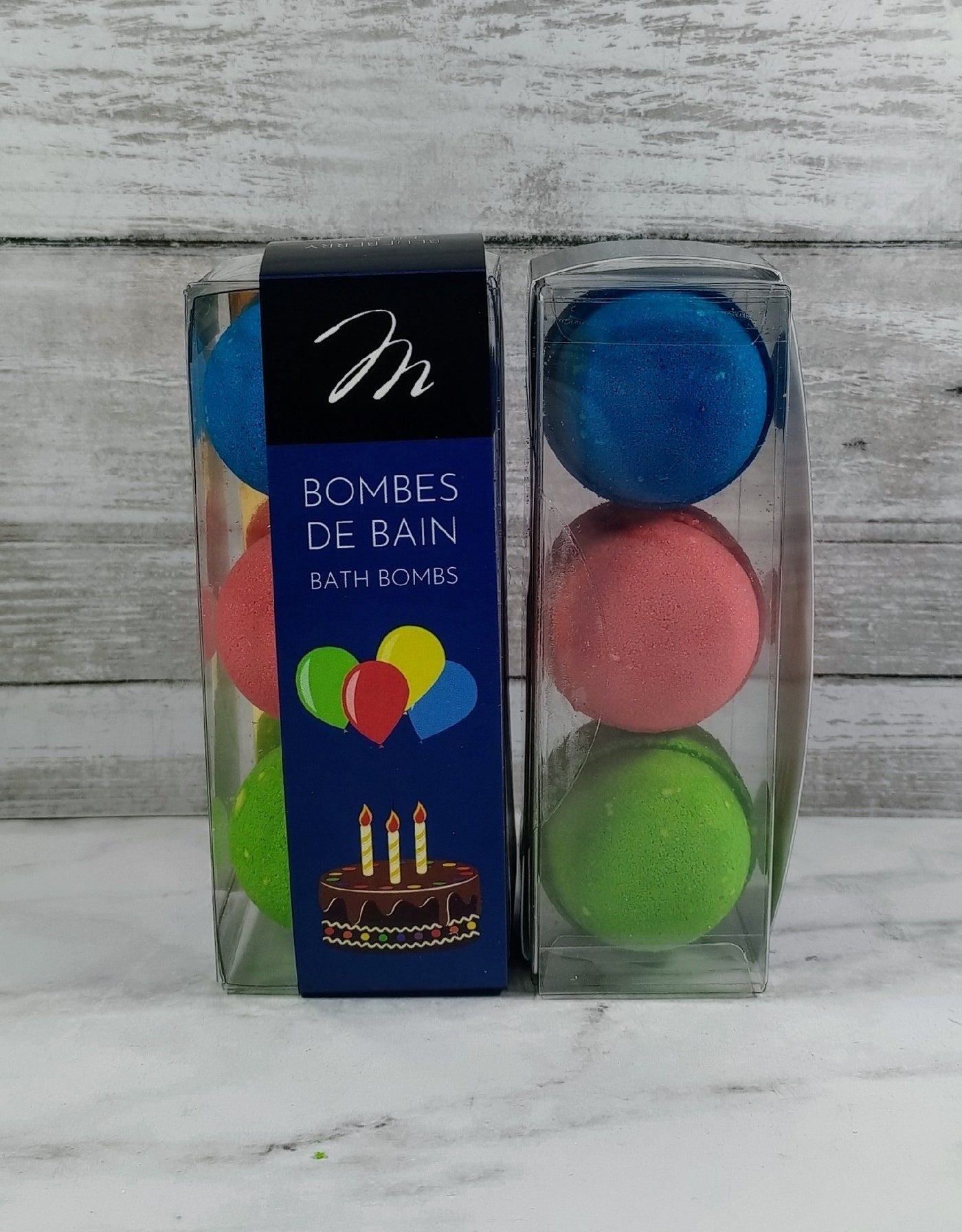 Bombe de bain - Bonne fête bleu