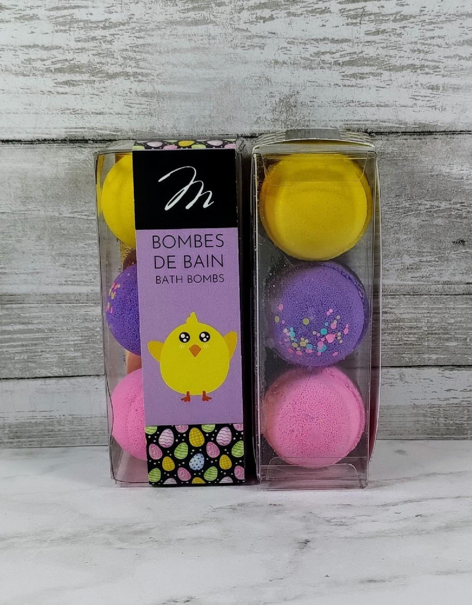 Bombes de bain Poussin – Assortiment 3 mini bombes enfant