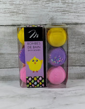 Bombes de bain Poussin – Assortiment 3 mini bombes enfant
