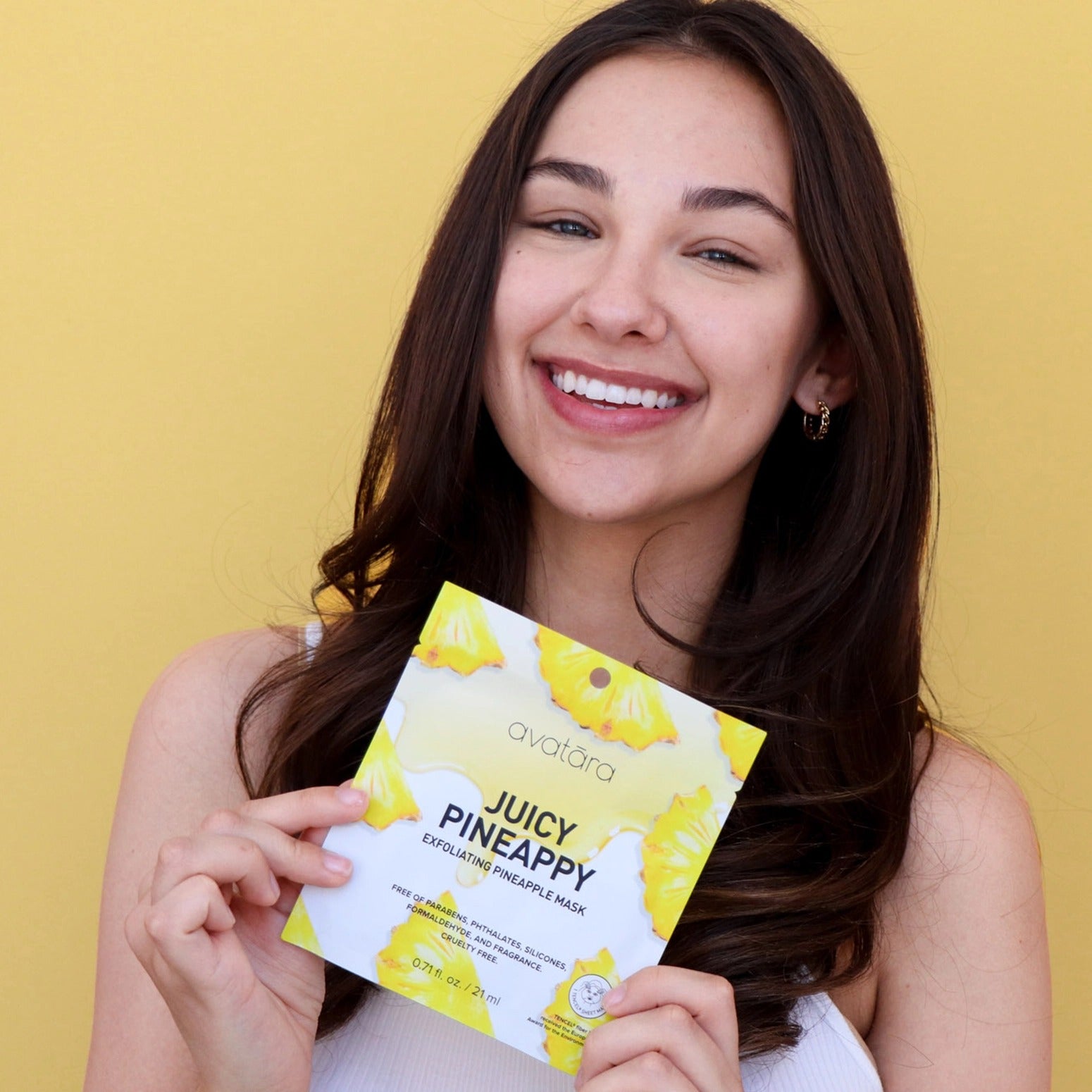 Masque exfoliant en tissu -À 'ananas Juicy Pineappy