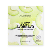 Masque apaisant Juicy - En tissu à l'avocat