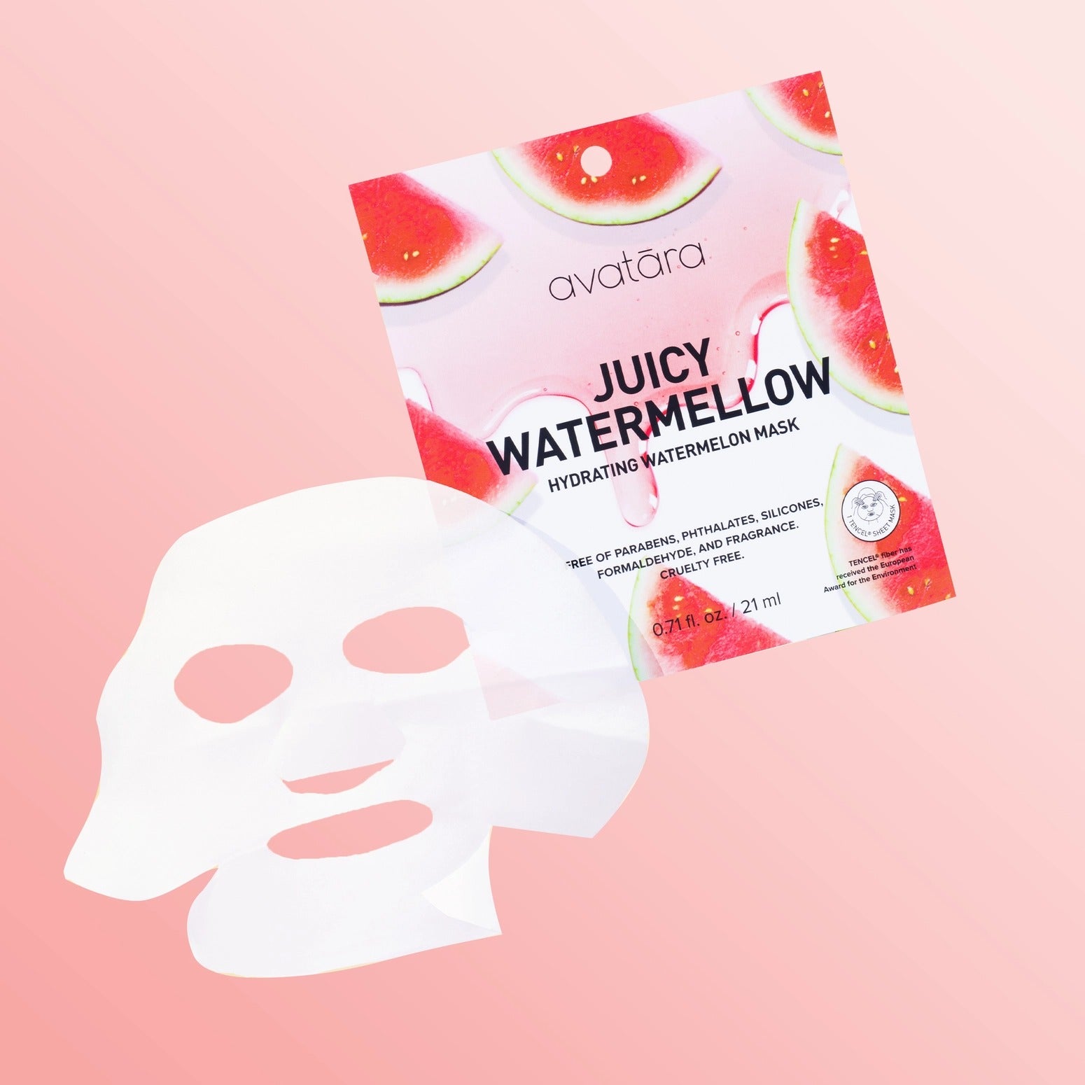 Masque hydratant en tissu à la pastèque - Juicy Watermellow