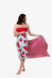 Serviette de plage XL - Melon donc