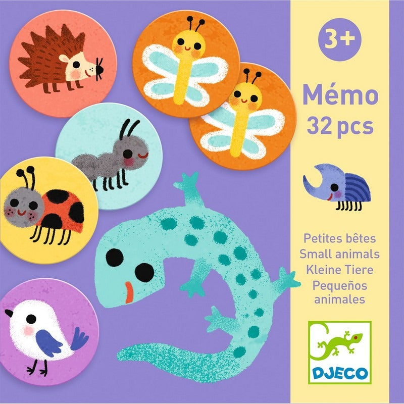 Jeu mémo - Petites bêtes