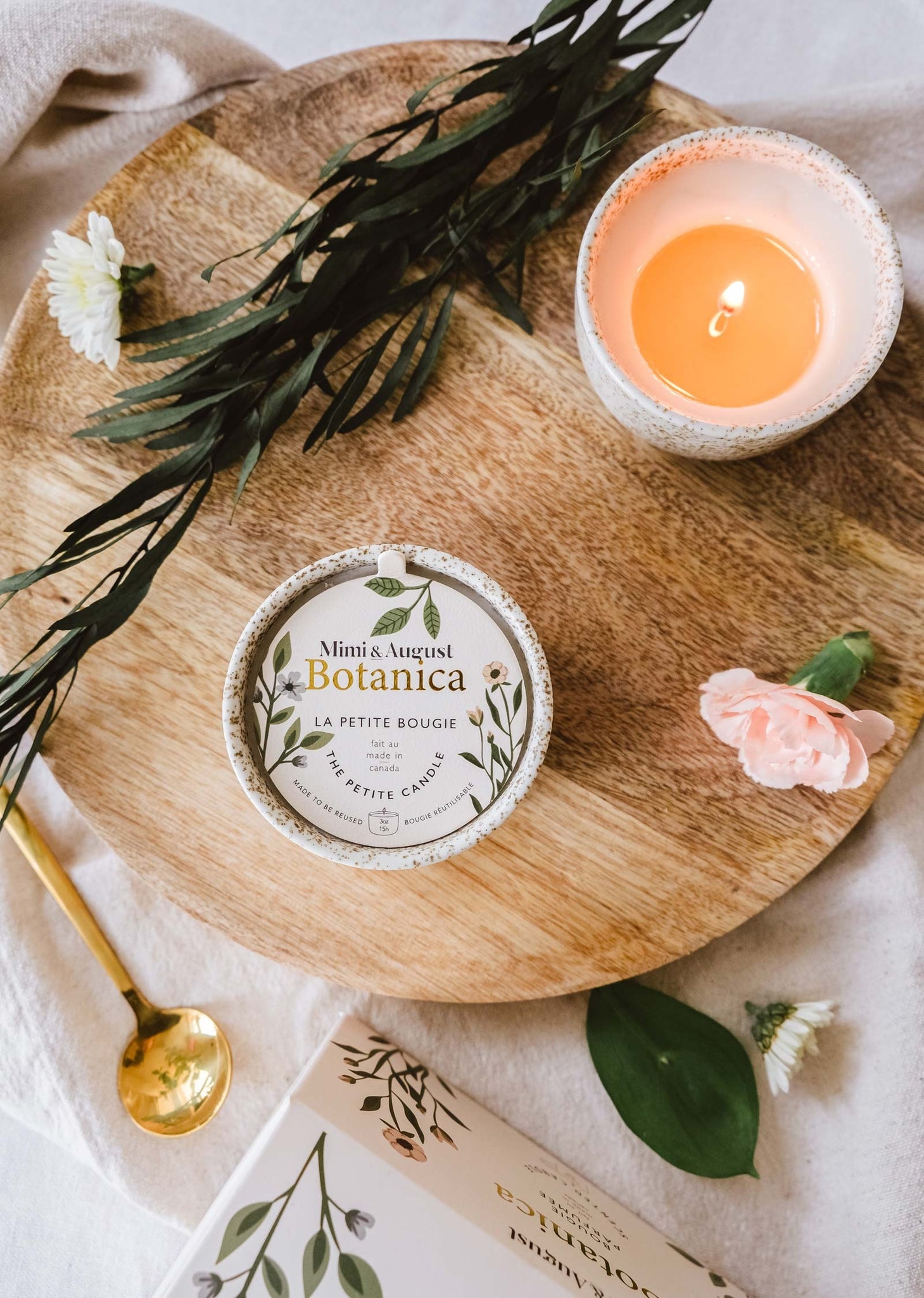Bougie réutilisable - Botanica