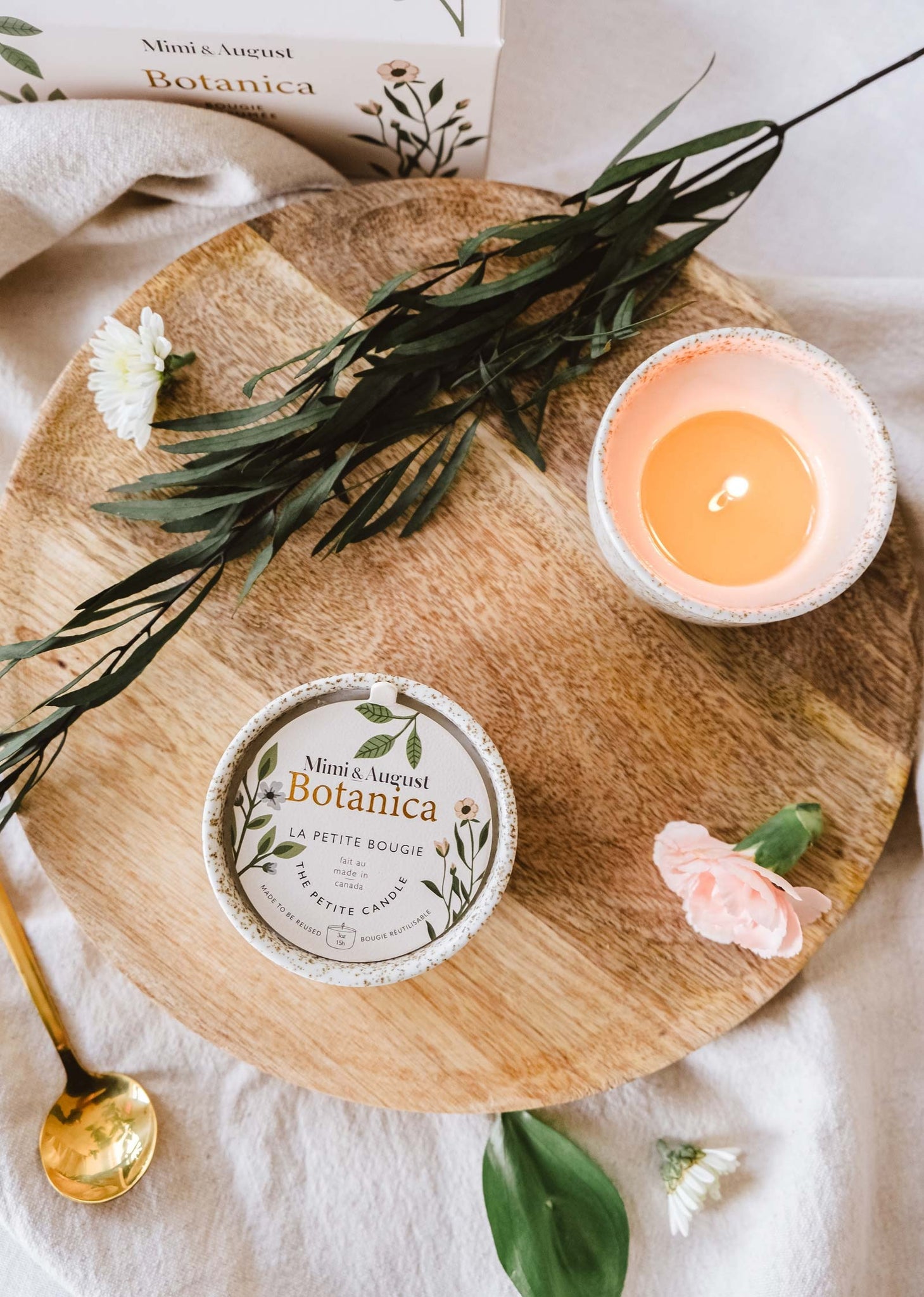 Bougie réutilisable - Botanica