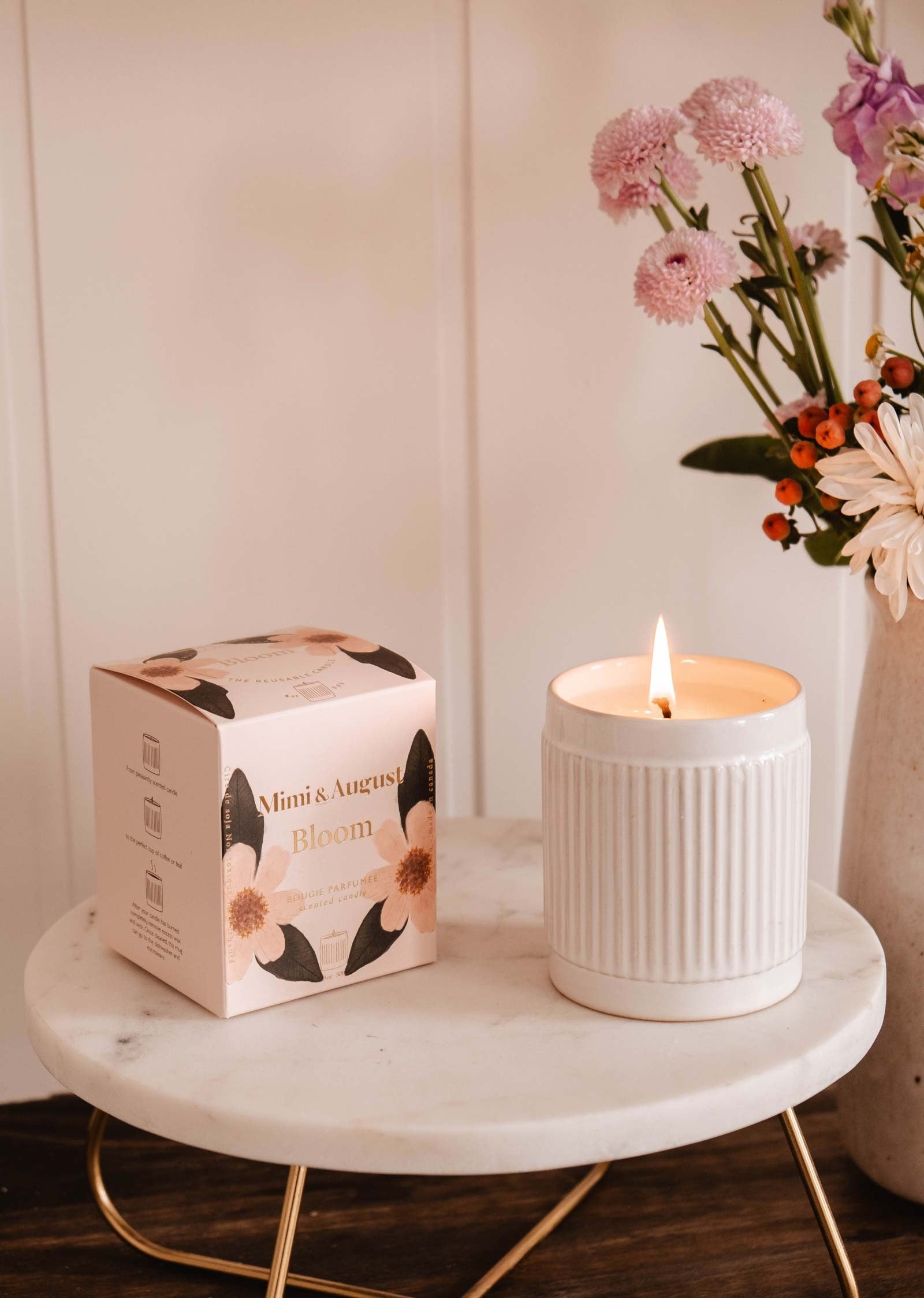 Bougie réutilisable - Bloom