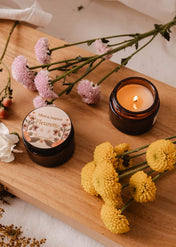 Bougie réutilisable - Fleurette