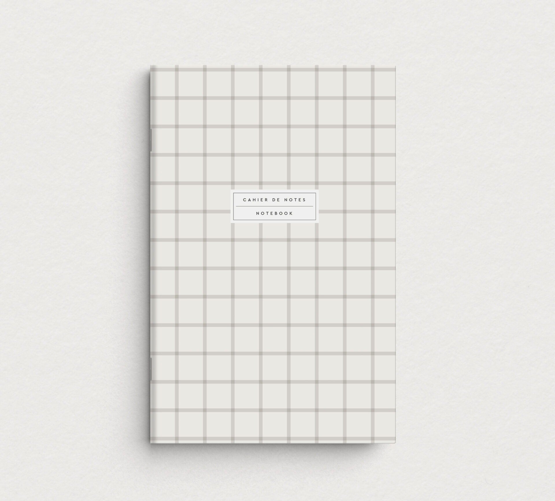 Cahier de notes - Carreaux classique