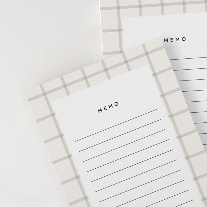 Bloc-notes - Carreaux classique