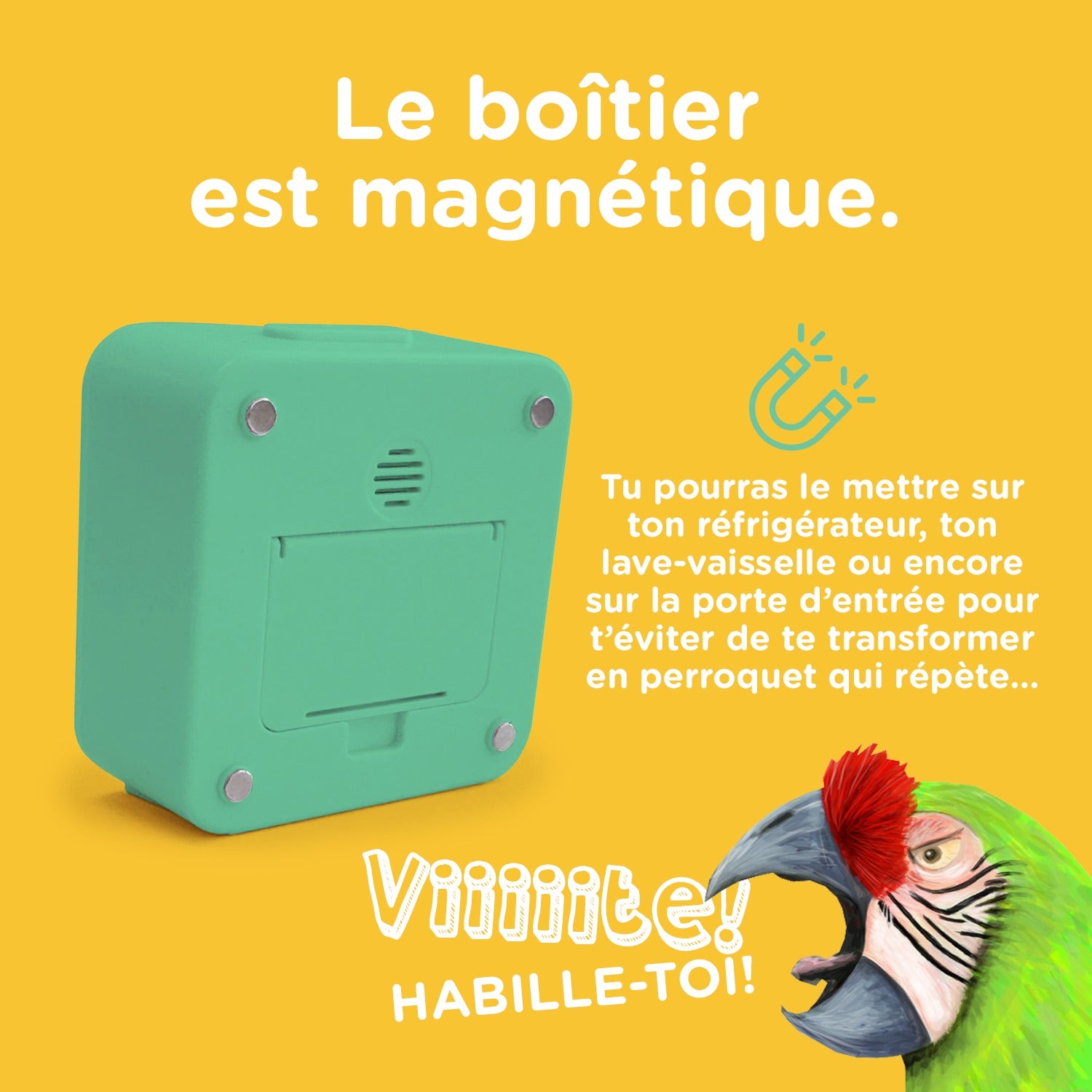 Mini minuteur visuel magnétique PRÉ COMMANDE Livraison août 2024