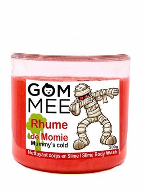 Slime moussante - Rhume de momie rouge