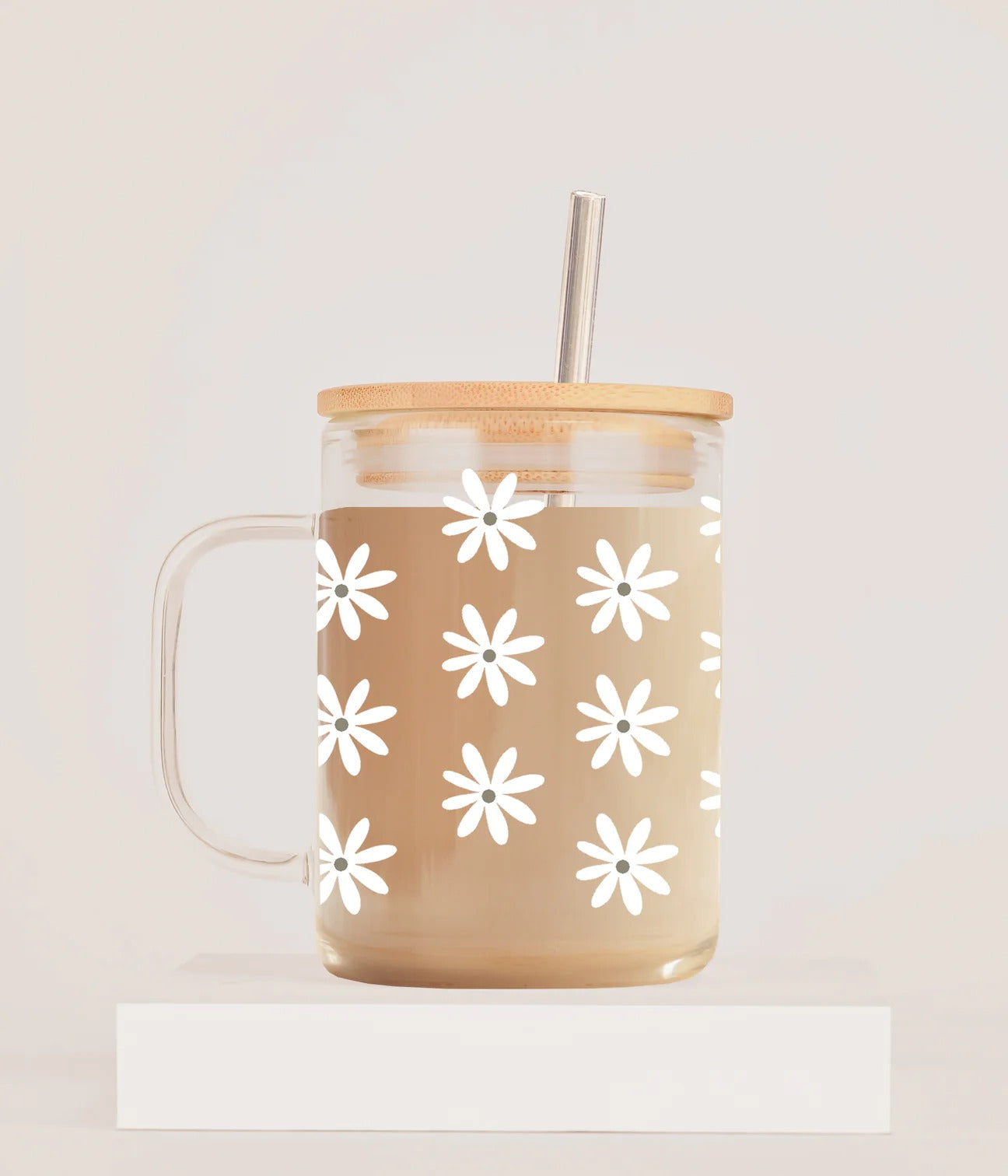 Tasse boho - Fleurs givrées