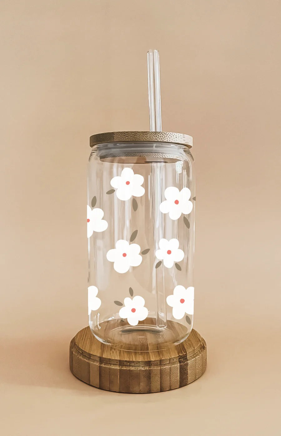 Verre Boho - Fleurs  COUP DE COEUR