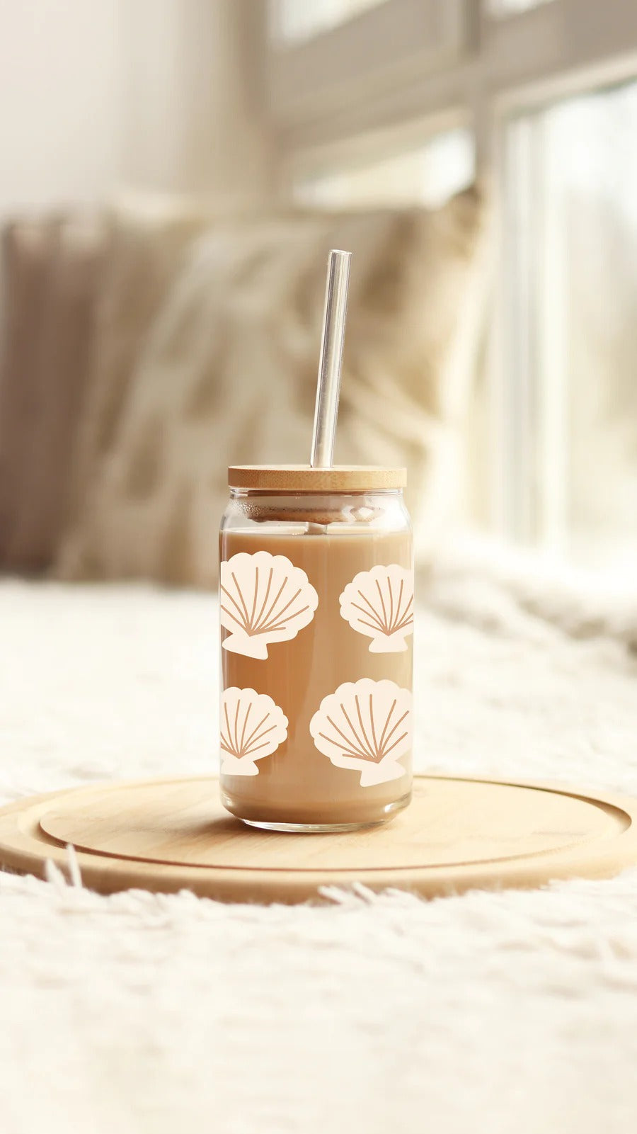 Verre Boho - Coquillages