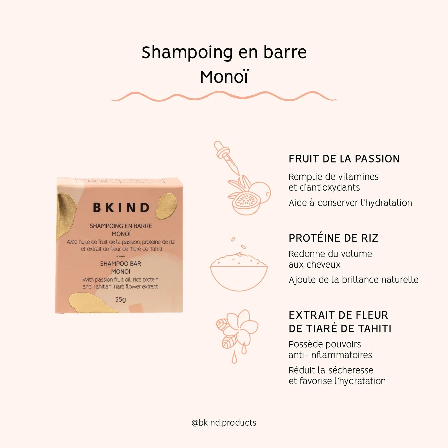 Shampoing en barre - Cheveux secs ou fins