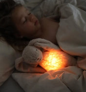 Ours colibri bio Moonie avec lampe - Polaire