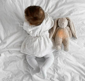 Lapin bourdonnant bio Moonie avec lampe - Sable