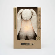 Lapin bourdonnant bio Moonie avec lampe - Sable