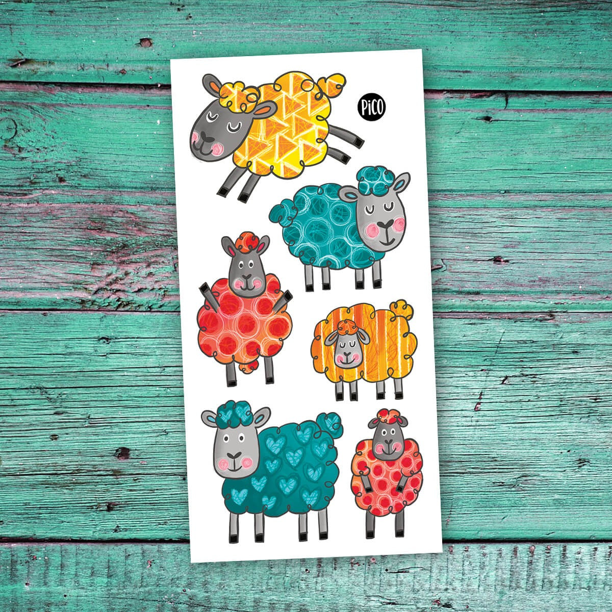 Tatouage -Moutons sauteurs