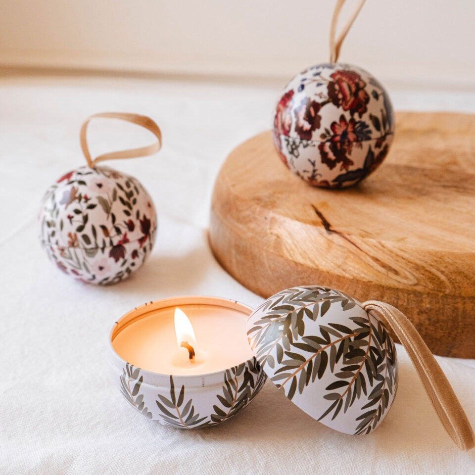 Collection de boules de Noël