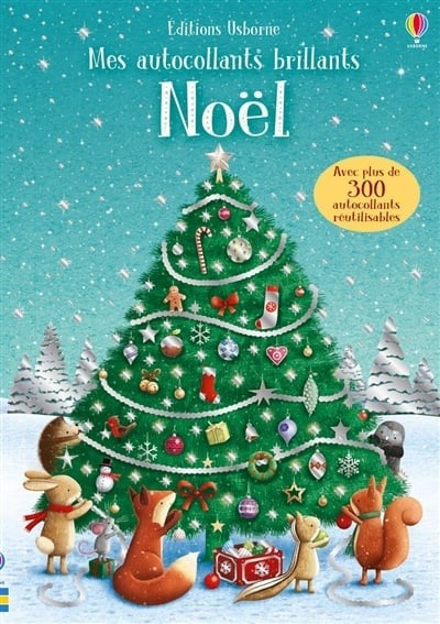 Livre - Noël mes autocollant brillants