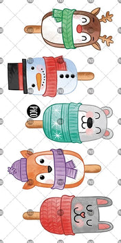 Tatouage -Gâteaux popsicles de Noël