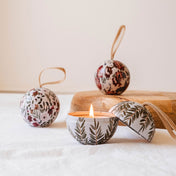 Collection de boules de Noël