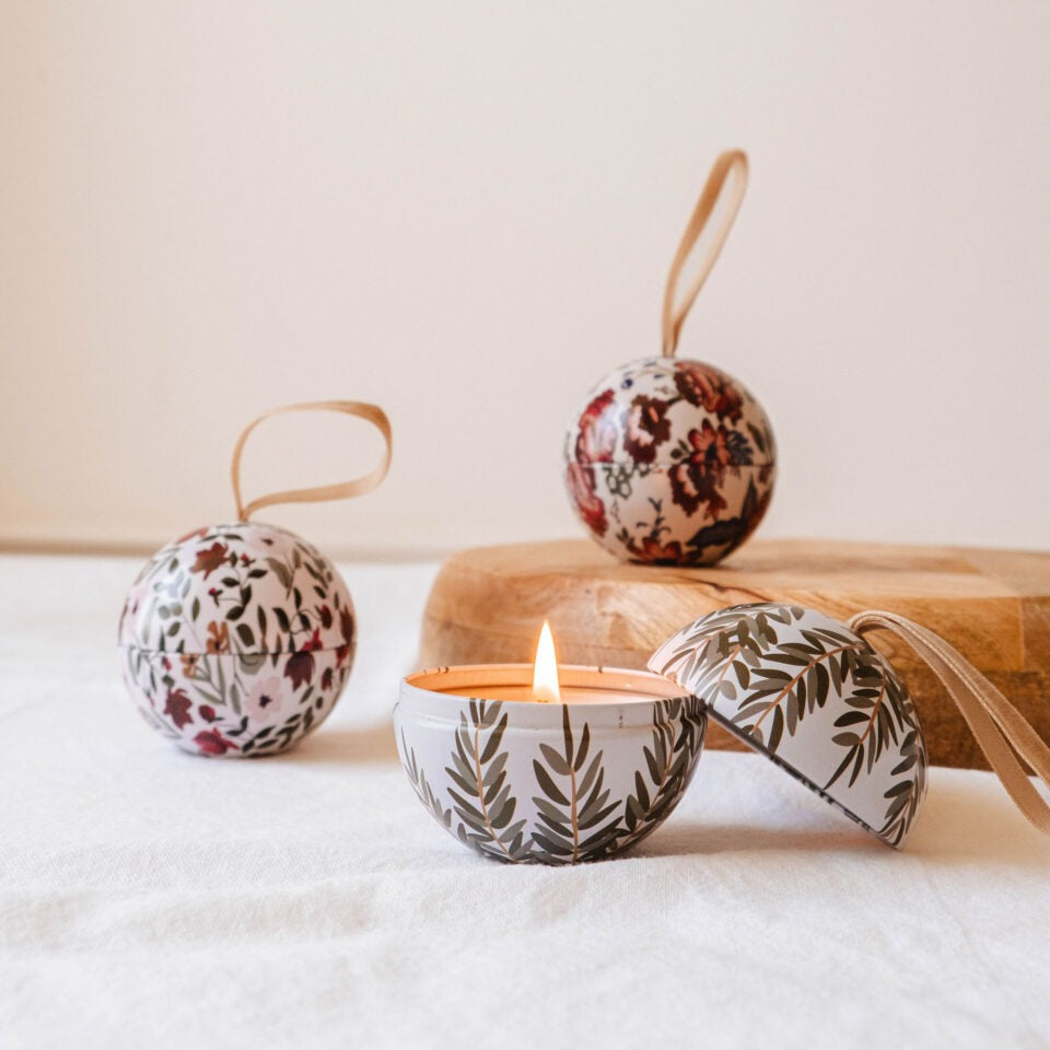 Collection de boules de Noël