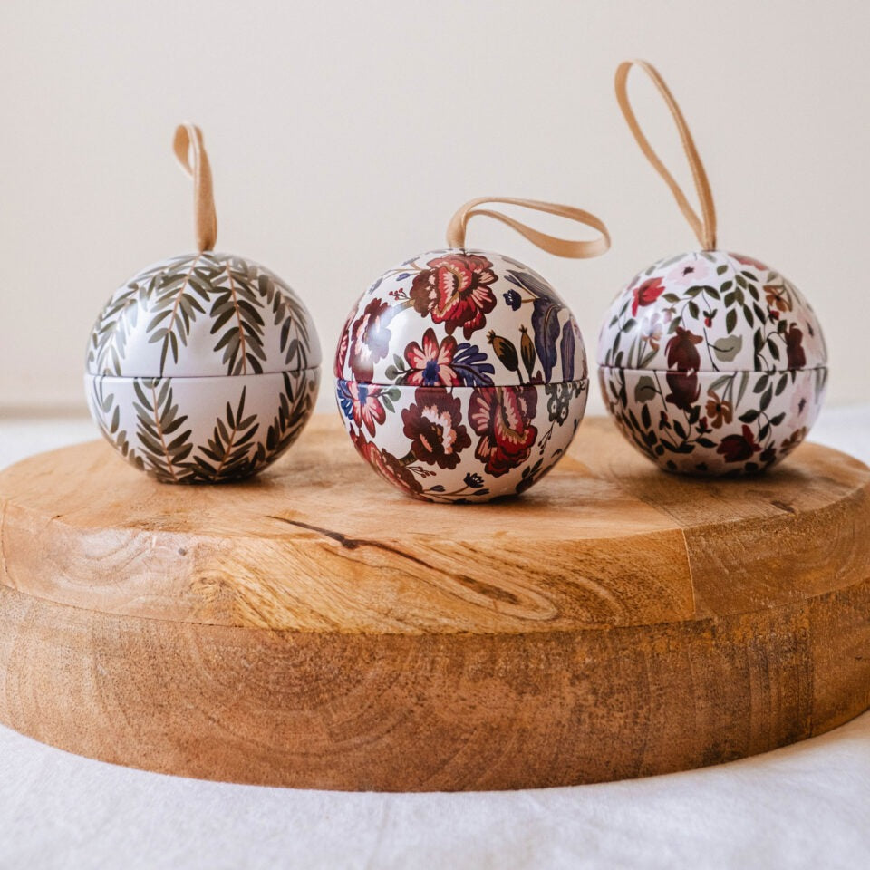 Collection de boules de Noël