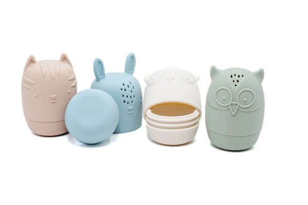 Jouets de bain silicone - Animaux