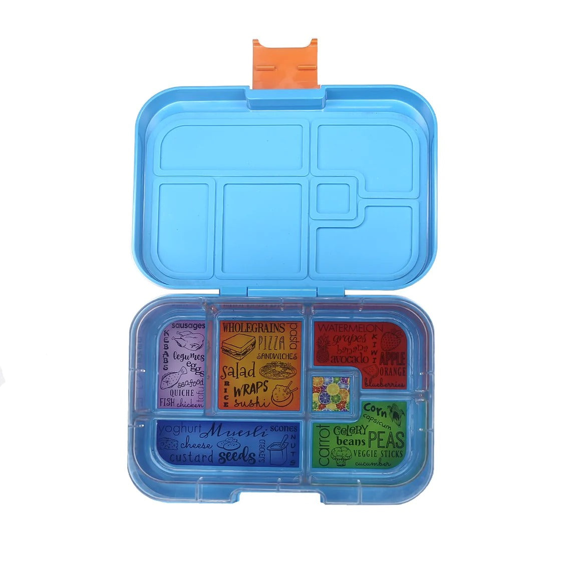 Boîte à lunch Munchbox - Méga 6 bleu océan