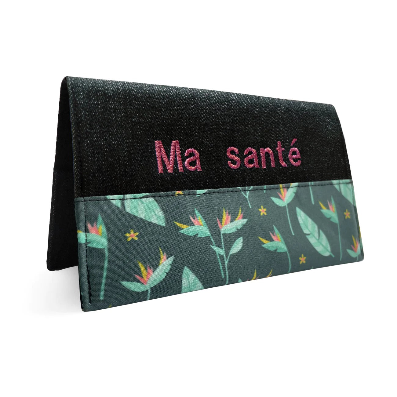 Protège carnet santé personnalisable - Oiseau du paradis