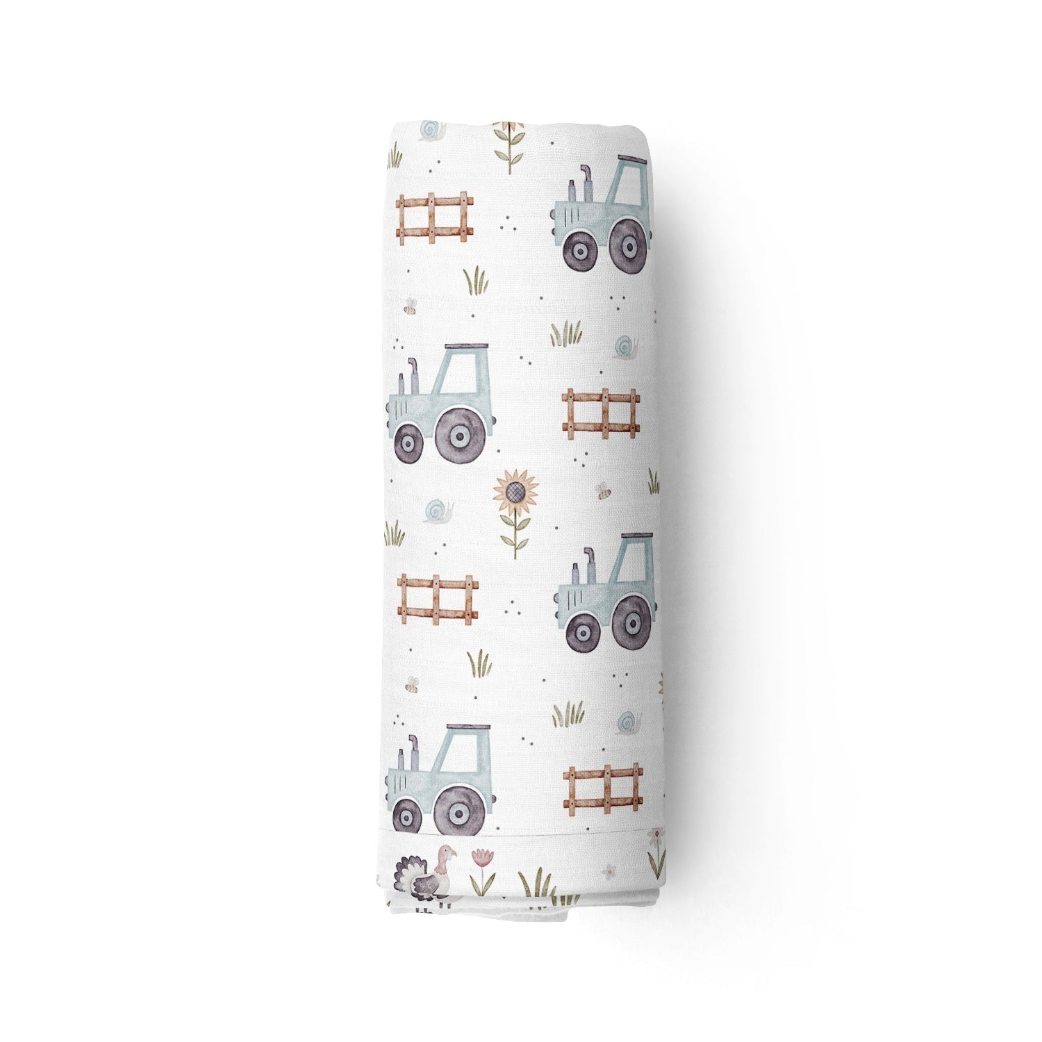Couverture mousseline de bambou - Tracteurs agricoles